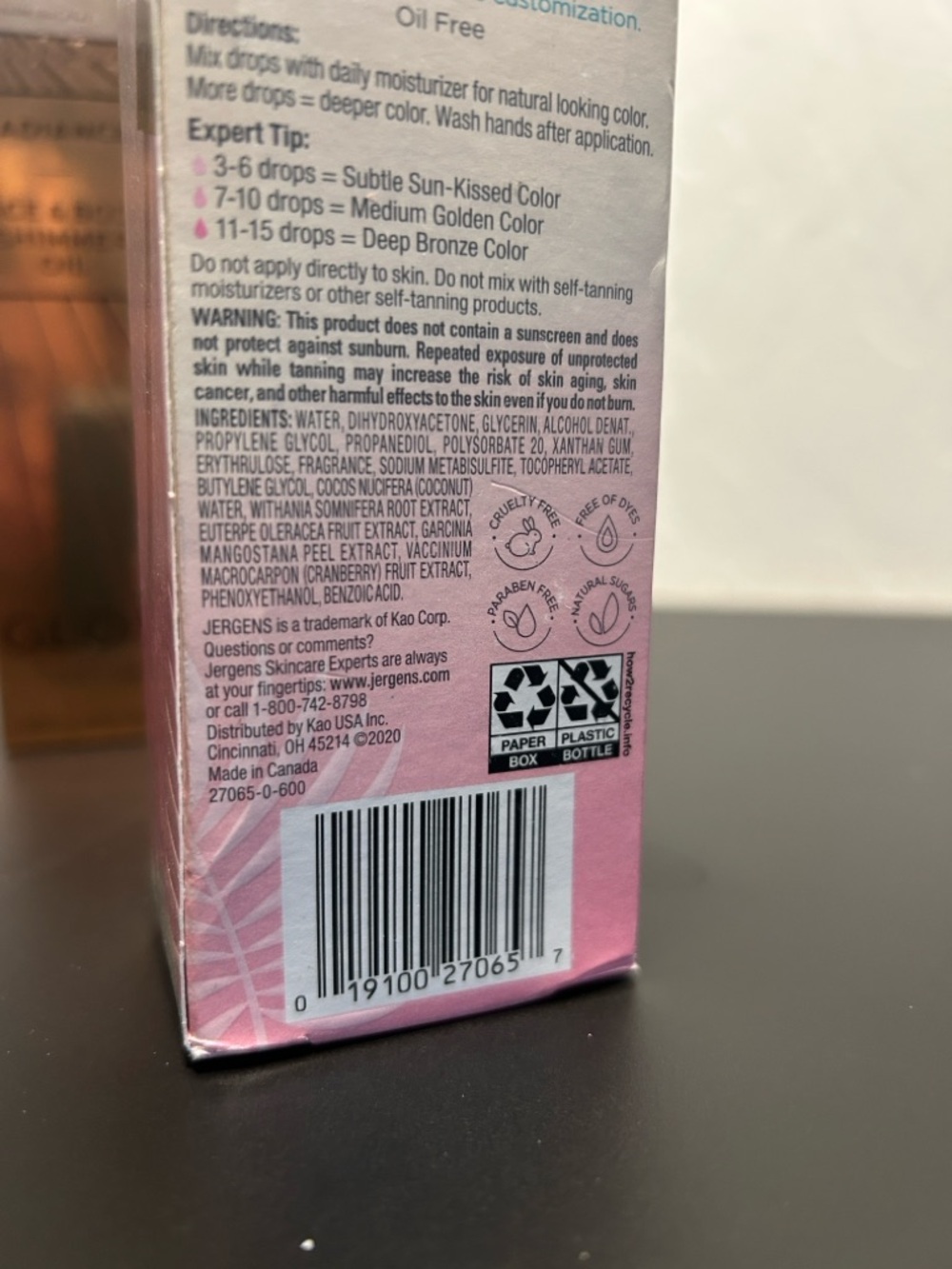 NWT Tan and Glow Sunless Tanning and Shimmer Oil Set - Picture 2 of 6